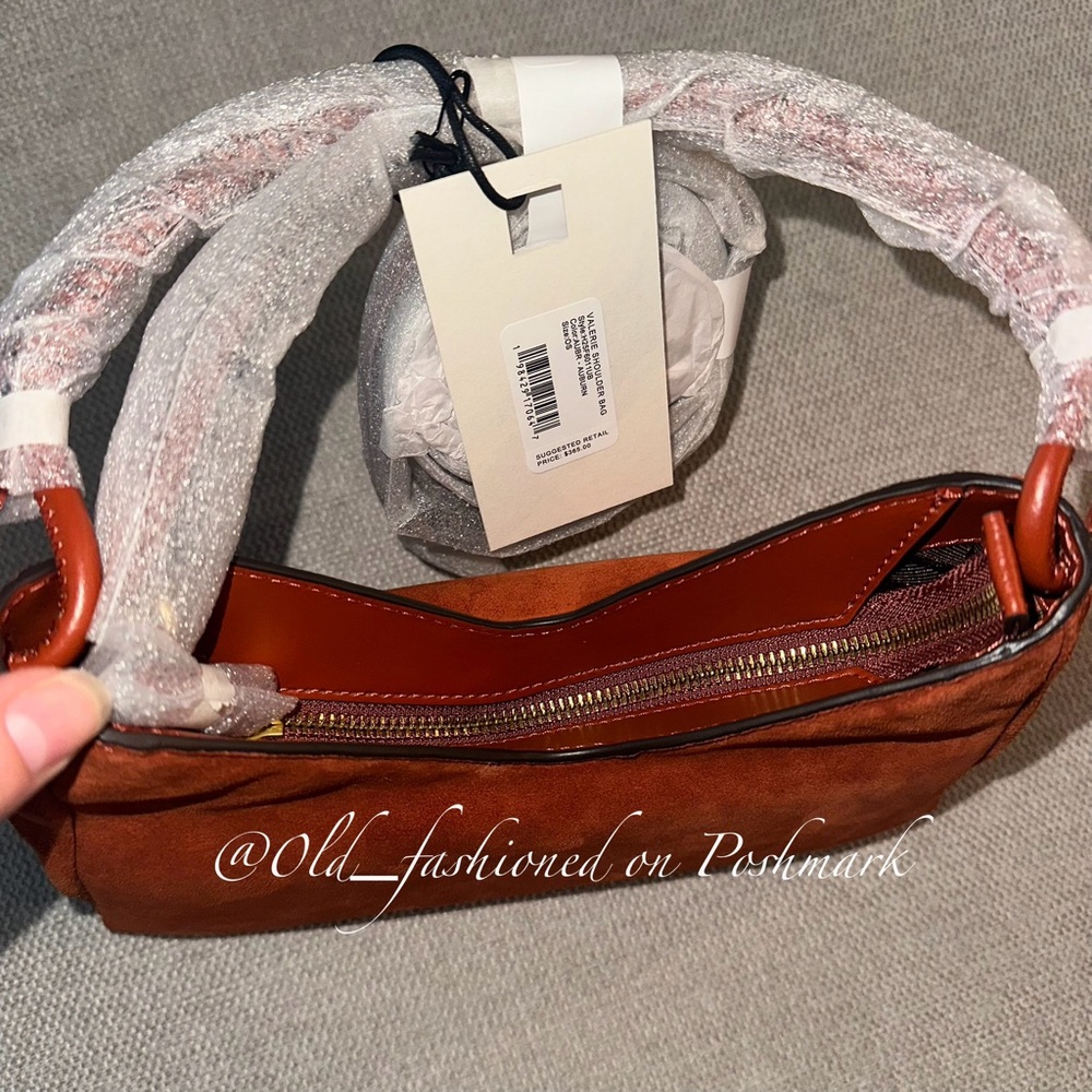 STAUD Suede Valerie Bag - Auburn - Price Firm - Picture 15 of 16